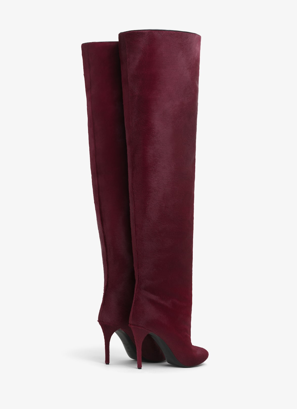 DECOLLETE CUISSARDES IN HAIRCALF ALAÏA RED DECOLLETE CUISSARDES IN HAIRCALF
